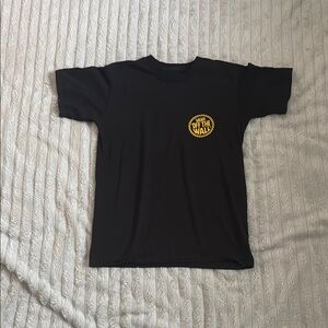Vans Black and Yellow Crew Neck Tee